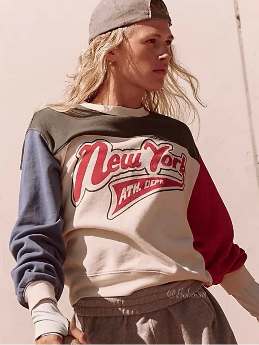 NWT Free People New York Athletic Department Crew